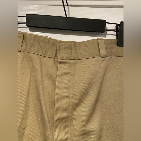 VTG 80s L.L. Bean Mens Khaki Tan Camp Hiking Shorts Flat Front Retro Size 36 - Picture 2 of 10